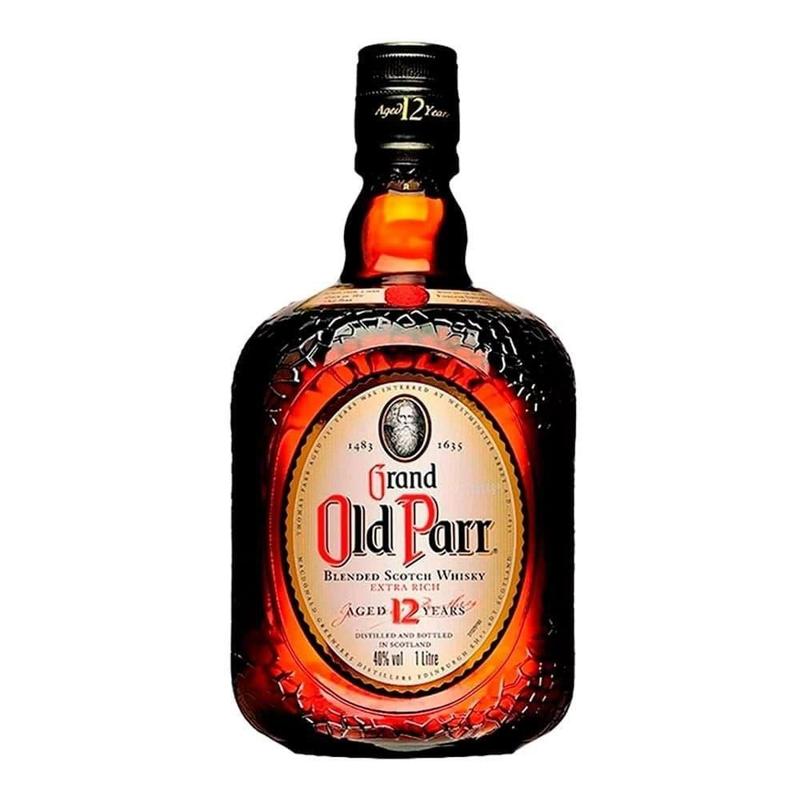 Kit Whisky Old Parr 12 anos 1 Litro - 3 garrafas - Whisky